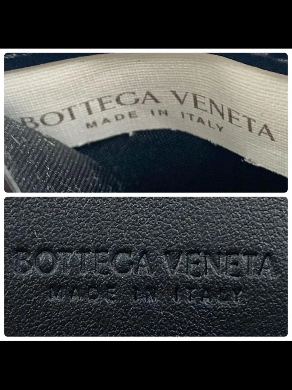 Bottega Veneta Black Intrecciato Bifold Wallet